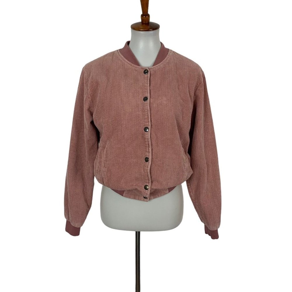 Brandy Melville Pink Corduroy Jacket